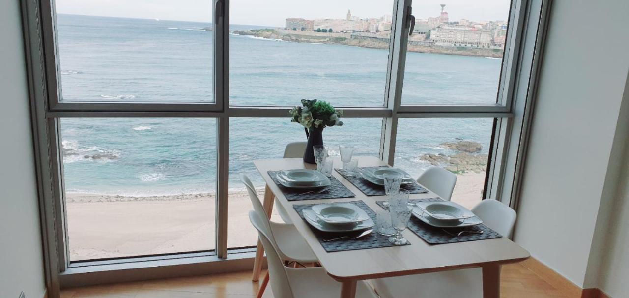 Vivienda Con Increibles Vistas A La Playa De Riazor Lejlighed A Coruña Eksteriør billede