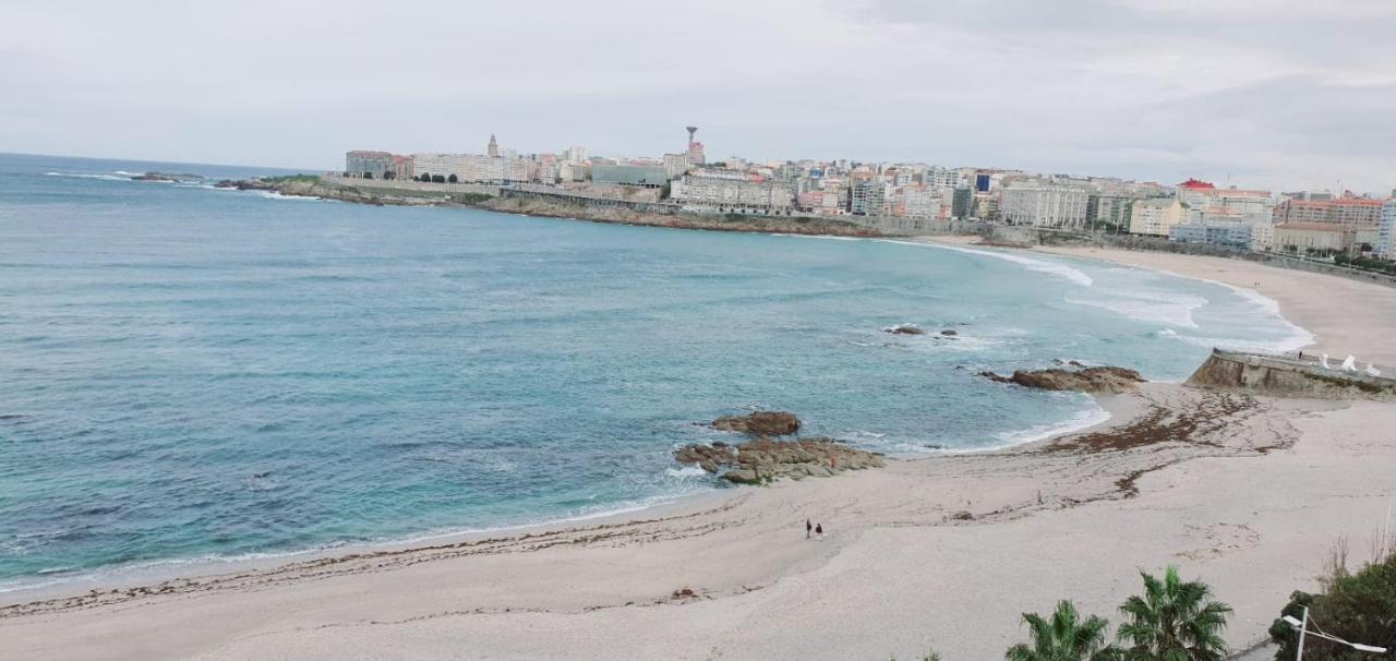 Vivienda Con Increibles Vistas A La Playa De Riazor Lejlighed A Coruña Eksteriør billede