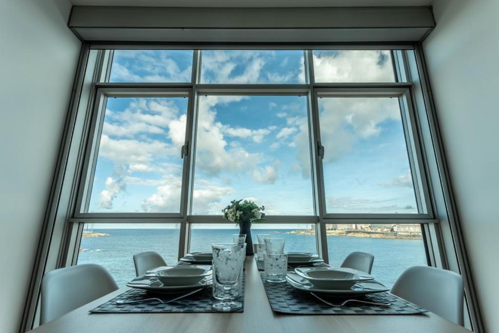 Vivienda Con Increibles Vistas A La Playa De Riazor Lejlighed A Coruña Eksteriør billede